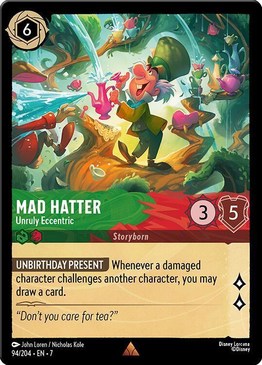  Mad Hatter - Unruly Eccentric (94/204) [Archazia's Island] - Trading Card World