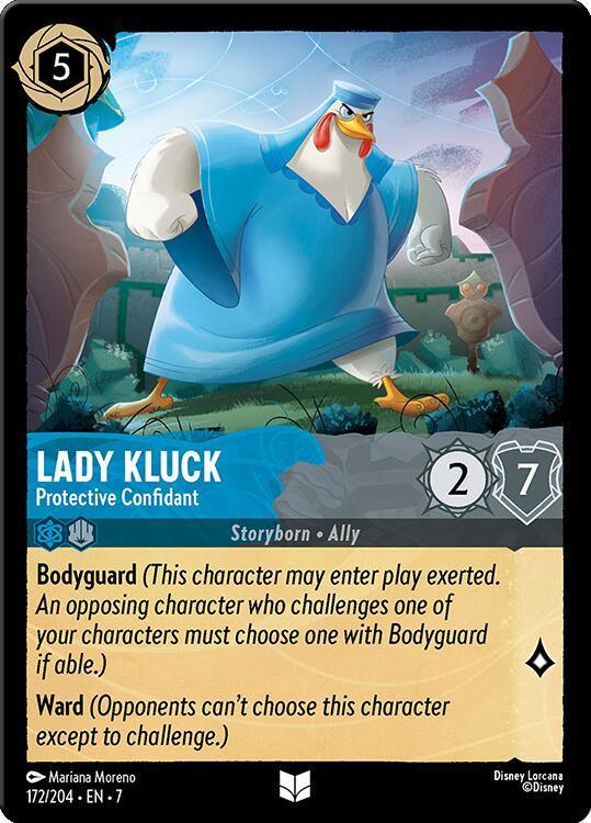  Lady Kluck - Protective Confidant (172/204) [Archazia's Island] - Trading Card World