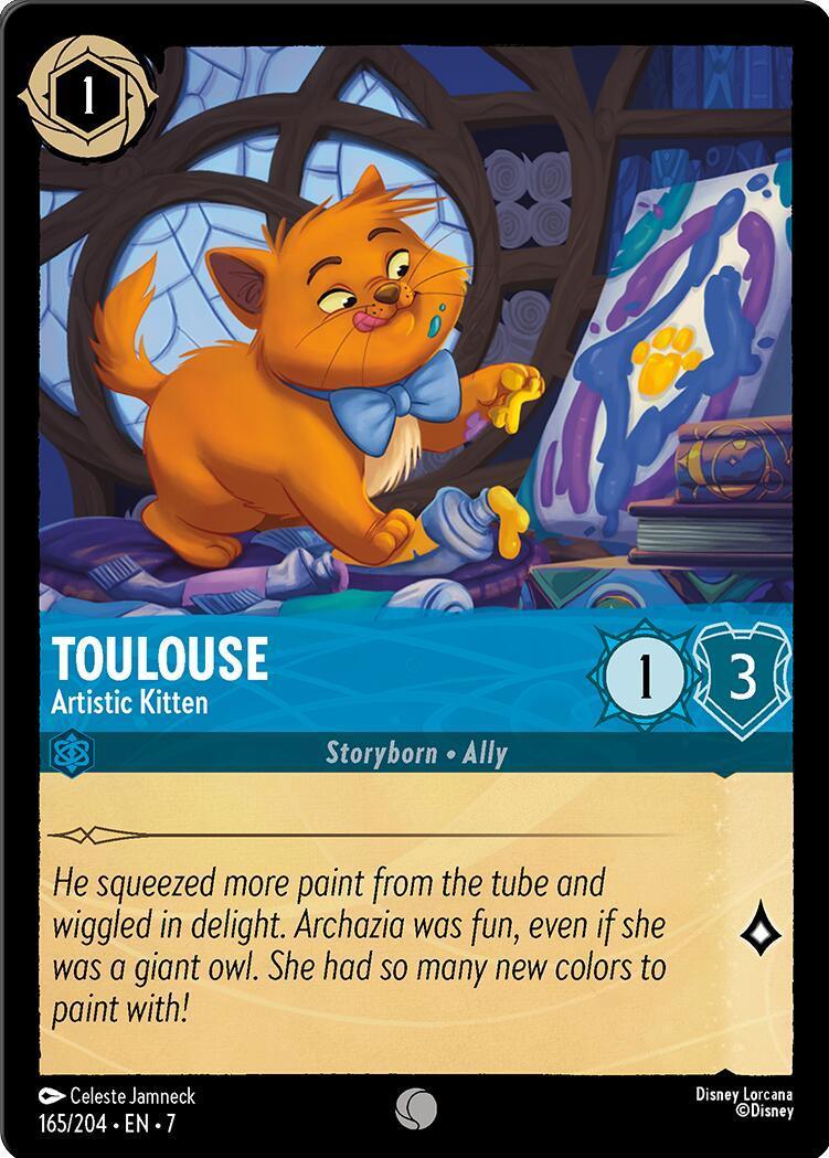  Toulouse - Artistic Kitten (165/204) [Archazia's Island] - Trading Card World