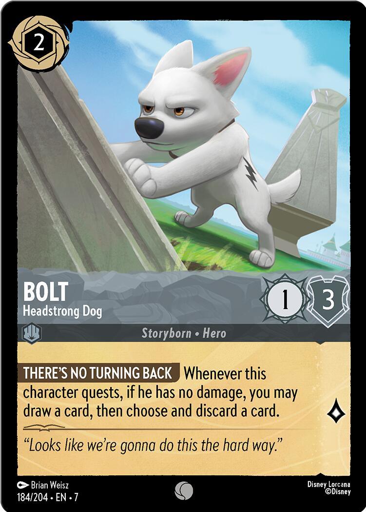  Bolt - Headstrong Dog (184/204) [Archazia's Island] - Trading Card World