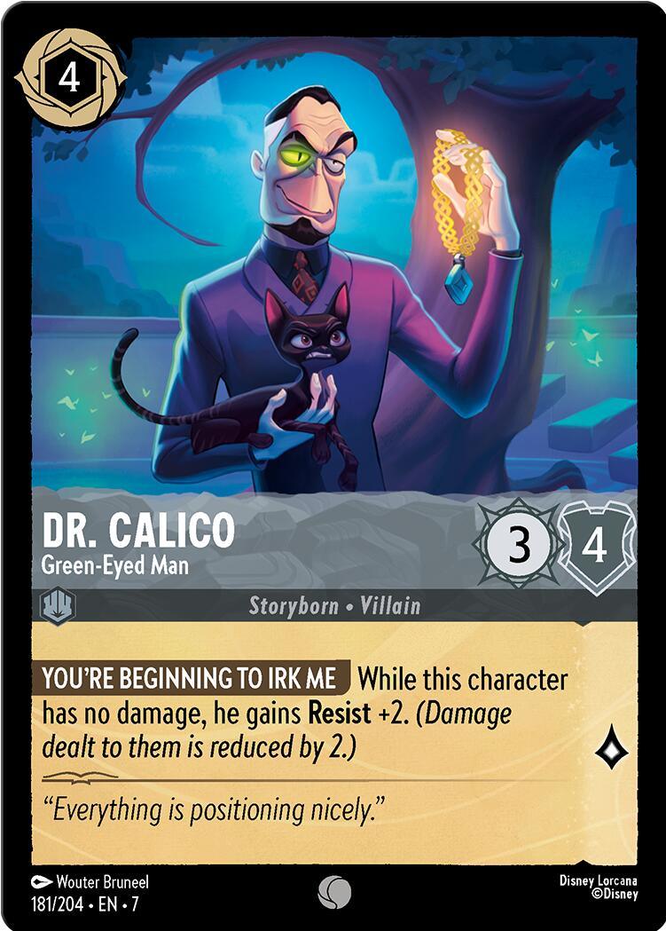  Dr. Calico - Green-Eyed Man (181/204) [Archazia's Island] - Trading Card World