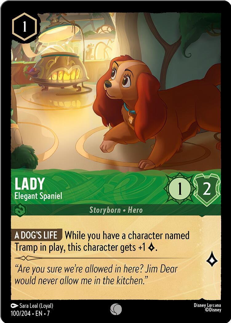  Lady - Elegant Spaniel (100/204) [Archazia's Island] - Trading Card World