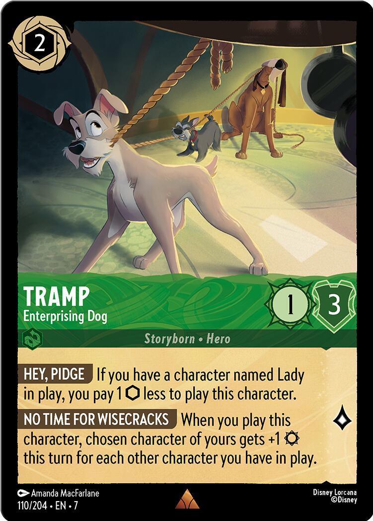  Tramp - Enterprising Dog (110/204) [Archazia's Island] - Trading Card World