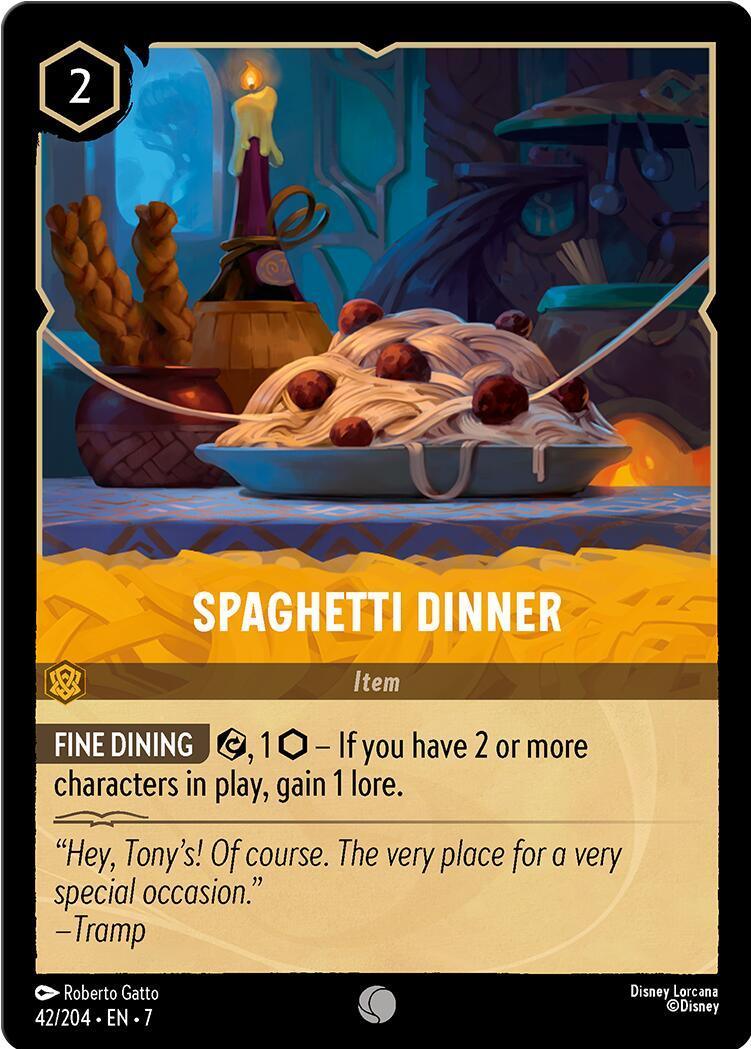  Spaghetti Dinner (42/204) [Archazia's Island] - Trading Card World