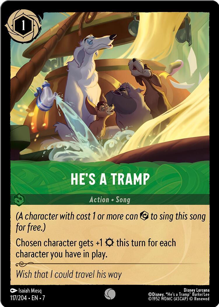  He's a Tramp (117/204) [Archazia's Island] - Trading Card World