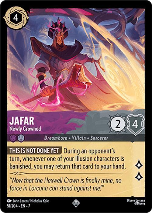  Jafar - Newly Crowned (51/204) [Archazia's Island] - Trading Card World