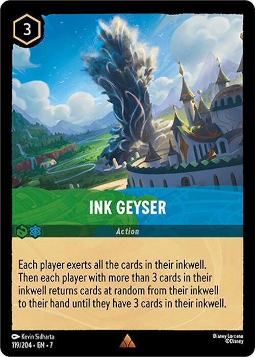  Ink Geyser (119/204) [Archazia's Island] - Trading Card World
