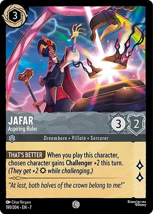  Jafar - Aspiring Ruler (190/204) [Archazia's Island] - Trading Card World