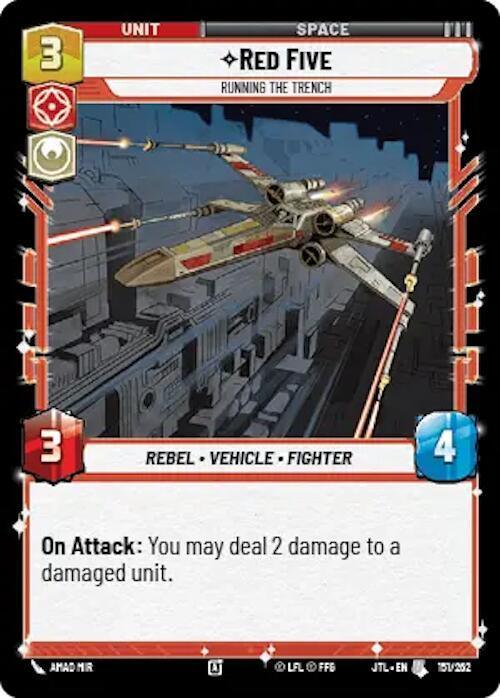  Red Five - Running the Trench (151/257) [Jump to Lightspeed] - Trading Card World
