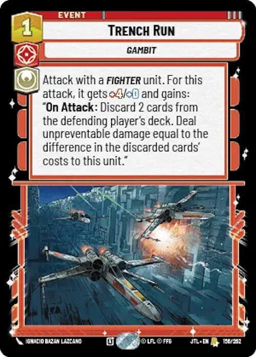  Trench Run (156/257) [Jump to Lightspeed] - Trading Card World