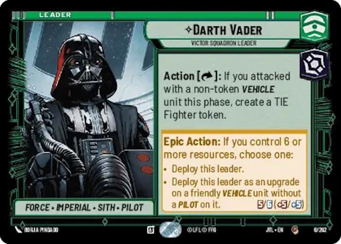  Darth Vader - Victor Squadron Leader (006/257) [Jump to Lightspeed] - Trading Card World