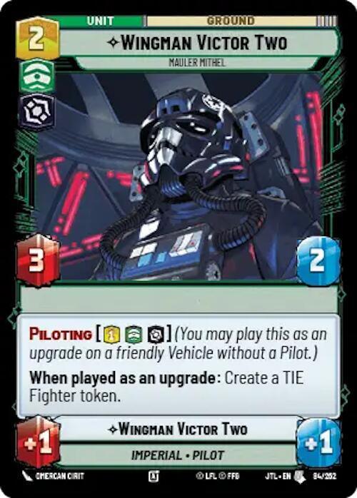  Wingman Victor Two - Mauler Mithel (084/257) [Jump to Lightspeed] - Trading Card World