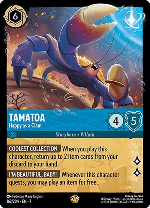  Tamatoa - Happy as a Clam (162/204) [Archazia's Island] - Trading Card World