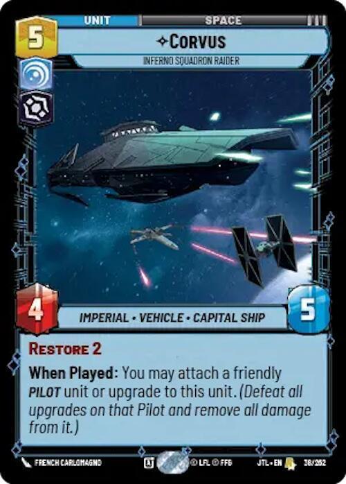  Corvus - Inferno Squadron Raider (038/257) [Jump to Lightspeed] - Trading Card World