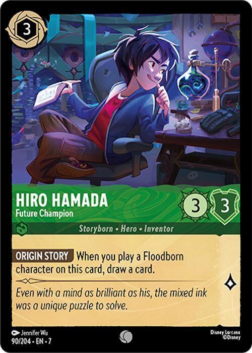  Hiro Hamada - Future Champion (90/204) [Archazia's Island] - Trading Card World