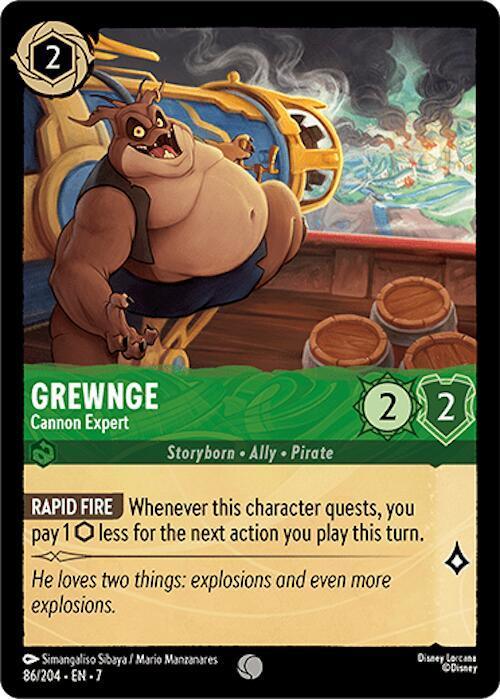  Grewnge - Cannon Expert (86/204) [Archazia's Island] - Trading Card World