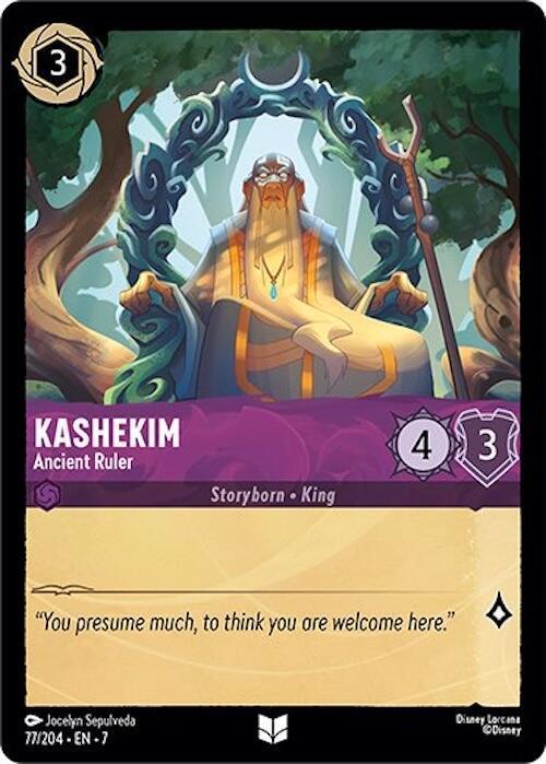  Kashekim - Ancient Ruler (77/204) [Archazia's Island] - Trading Card World