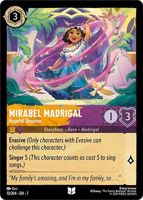  Mirabel Madrigal - Hopeful Dreamer (13/204) [Archazia's Island] - Trading Card World