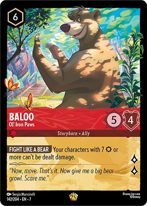  Baloo - Ol' Iron Paws (142/204) [Archazia's Island] - Trading Card World
