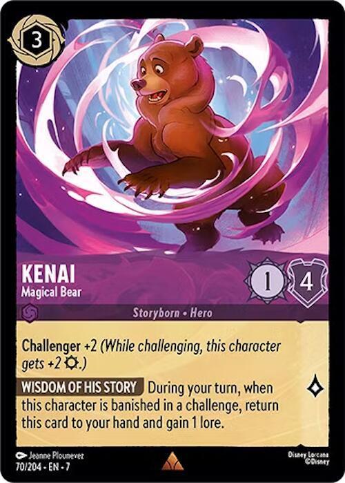  Kenai - Magical Bear (70/204) [Archazia's Island] - Trading Card World