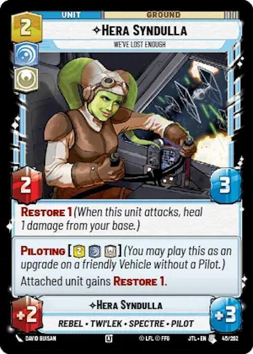  Hera Syndulla - We've Lost Enough (045/257) [Jump to Lightspeed] - Trading Card World