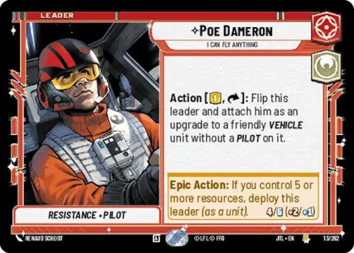  Poe Dameron - I Can Fly Anything (013/257) [Jump to Lightspeed] - Trading Card World
