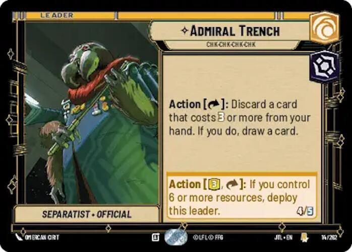  Admiral Trench - Chk-chk-chk-chk (014/257) [Jump to Lightspeed] - Trading Card World