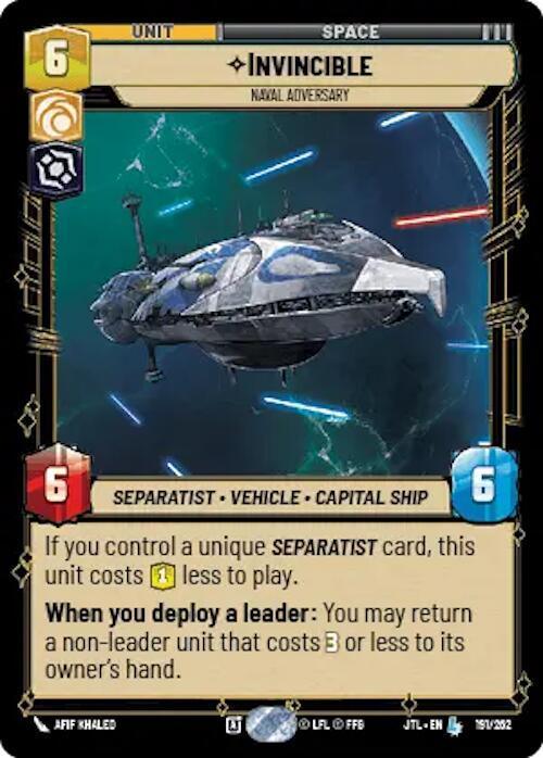  Invincibile - Naval Adversary (191/257) [Jump to Lightspeed] - Trading Card World
