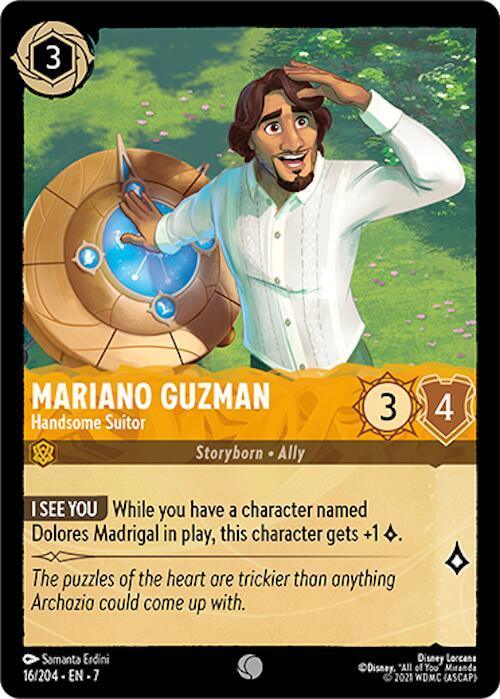  Mariano Guzman - Handsome Suitor (16/204) [Archazia's Island] - Trading Card World