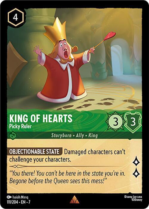  King of Hearts - Picky Ruler (111/204) [Archazia's Island] - Trading Card World