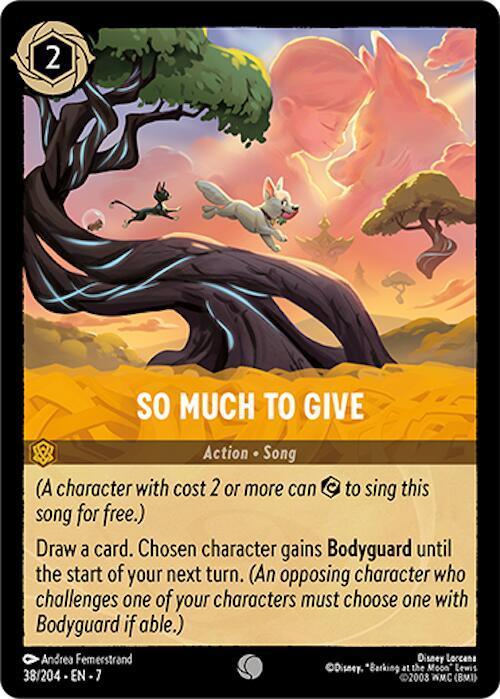  So Much to Give (38/204) [Archazia's Island] - Trading Card World
