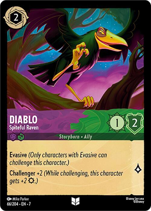  Diablo - Spiteful Raven (66/204) [Archazia's Island] - Trading Card World