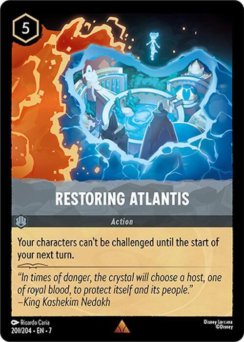  Restoring Atlantis (201/204) [Archazia's Island] - Trading Card World