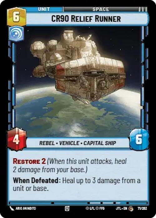  CR90 Relief Runner (071/257) [Jump to Lightspeed] - Trading Card World