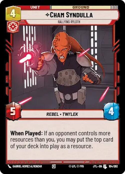  Cham Syndulla - Rallying Ryloth (164/257) [Jump to Lightspeed] - Trading Card World