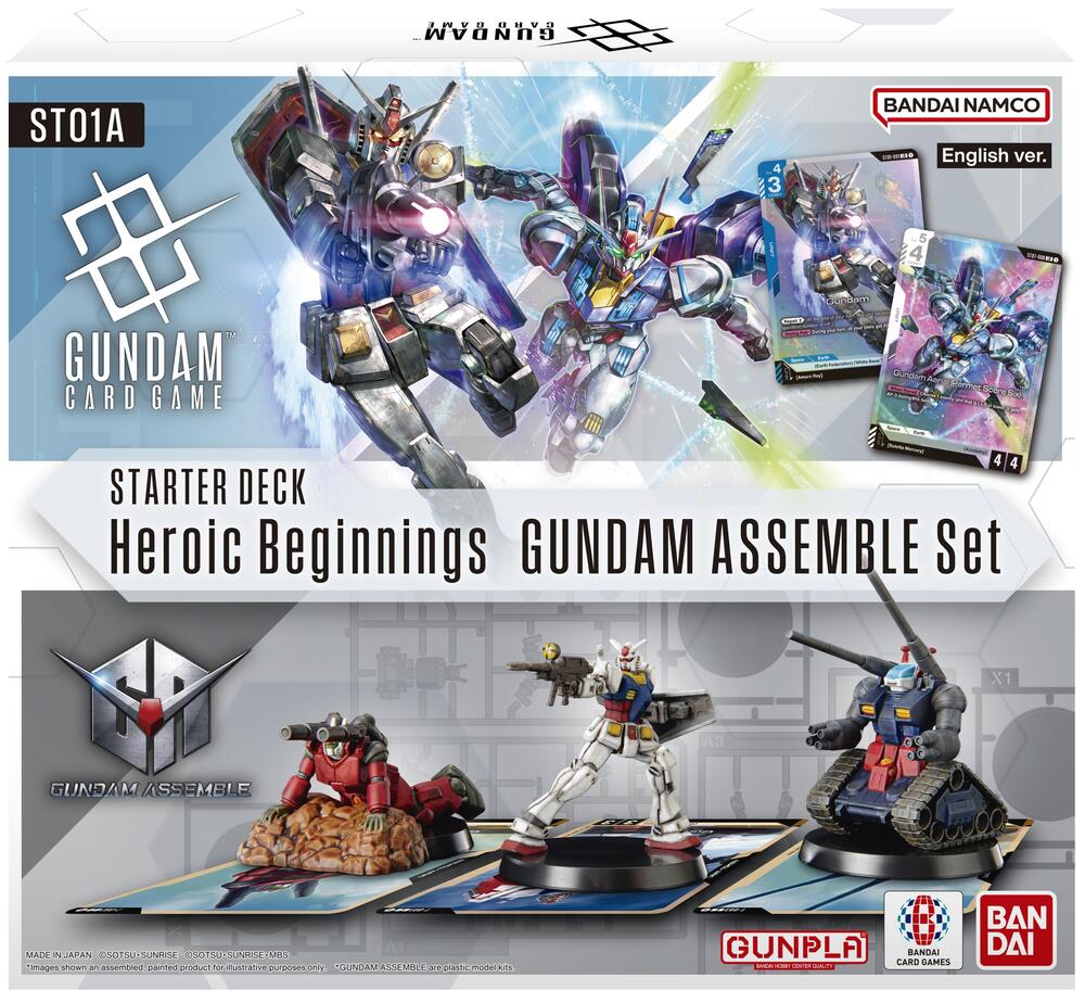 Starter Deck 01: Heroic Beginnings - Gundam Assemble Starter Set - Starter Deck 01: Heroic Beginnings (ST01)