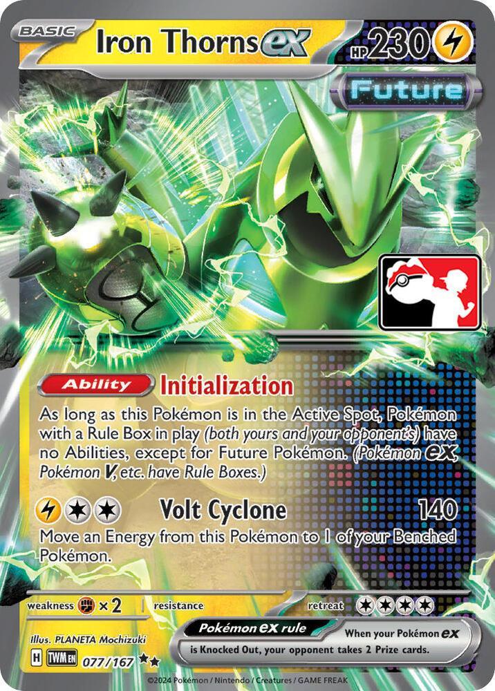 Prize Pack Series Six Iron Thorns ex (077/167) [Prize Pack Series Six] - Trading Card World