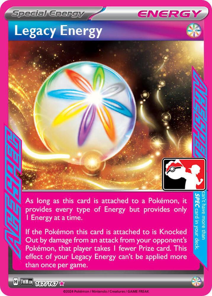 Prize Pack Series Six Legacy Energy (167/167) [Prize Pack Series Six] - Trading Card World
