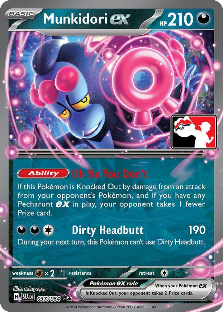 037, Prize Pack Series Six Munkidori ex (037/064) [Prize Pack Series Six] - Trading Card World