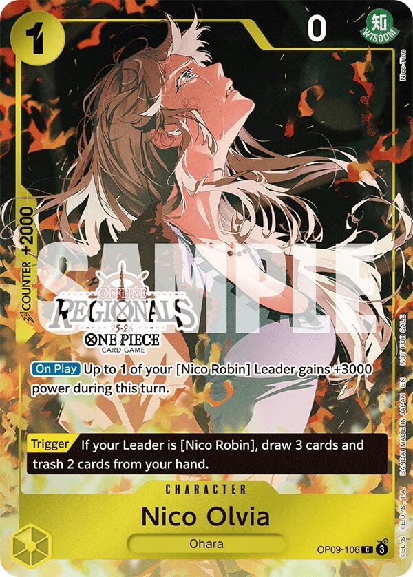 Character, Common, Ohara, One Piece Promotion Cards, Promotional Cards Nico Olvia (Offline Regional Participation Pack 2025 Vol.1) [One Piece Promotion Cards] - Trading Card World