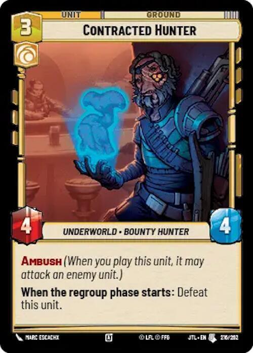  Contracted Hunter (216/257) [Jump to Lightspeed] - Trading Card World