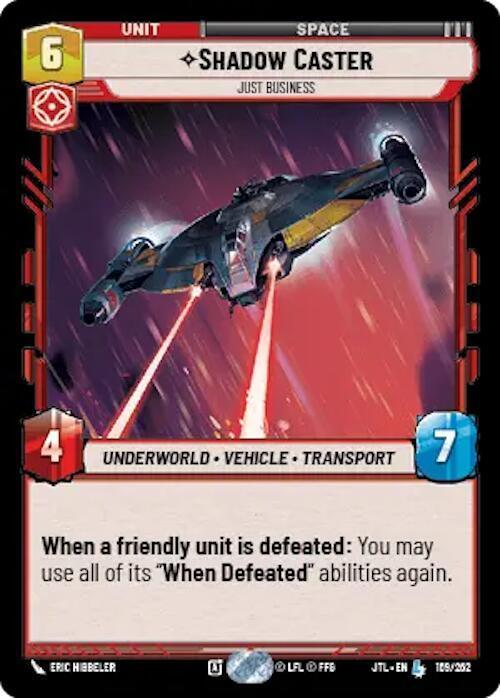  Shadow Caster - Just Business (169/257) [Jump to Lightspeed] - Trading Card World