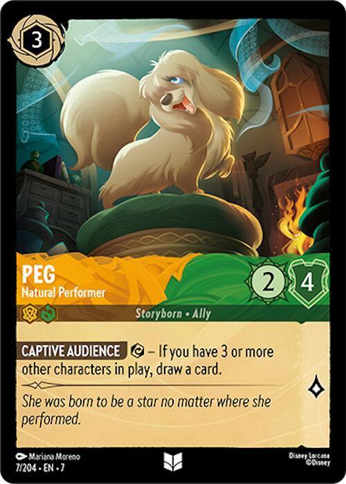  Peg - Natural Performer (7/204) [Archazia's Island] - Trading Card World