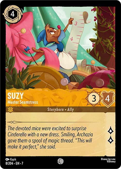  Suzy - Master Seamstress (8/204) [Archazia's Island] - Trading Card World