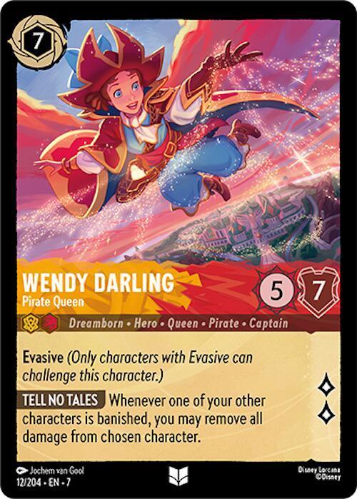  Wendy Darling - Pirate Queen (12/204) [Archazia's Island] - Trading Card World