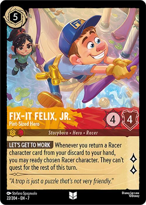  Fix-It Felix, Jr. - Pint-Sized Hero (22/204) [Archazia's Island] - Trading Card World