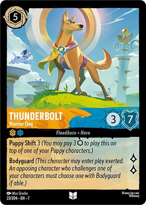  Thunderbolt - Wonder Dog (23/204) [Archazia's Island] - Trading Card World