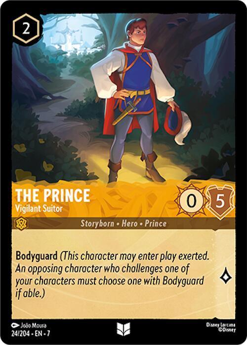  The Prince - Vigilant Suitor (24/204) [Archazia's Island] - Trading Card World