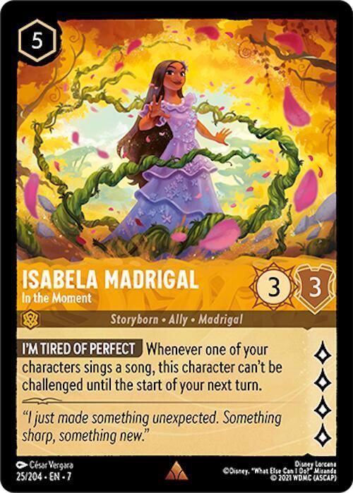  Isabela Madrigal - In the Moment (25/204) [Archazia's Island] - Trading Card World