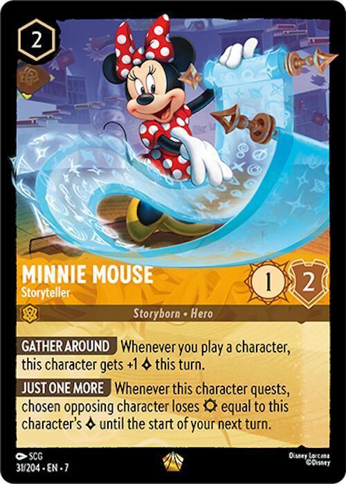  Minnie Mouse - Storyteller (31/204) [Archazia's Island] - Trading Card World
